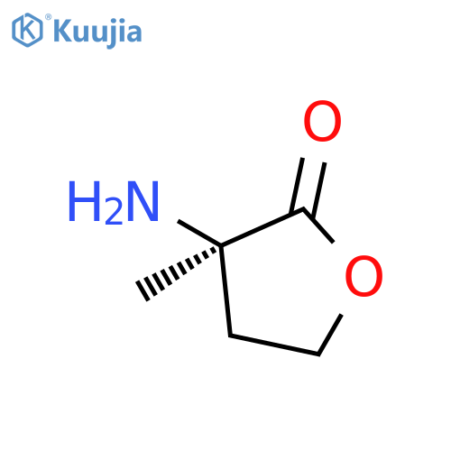 2(3H)-Furanone,3-aminodihydro-3-methyl-, (3R)- structure