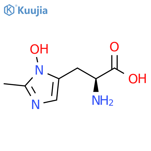 2-amino-3-(1-hydroxy-2-methyl-1H-imidazol-5-yl)propanoic acid structure
