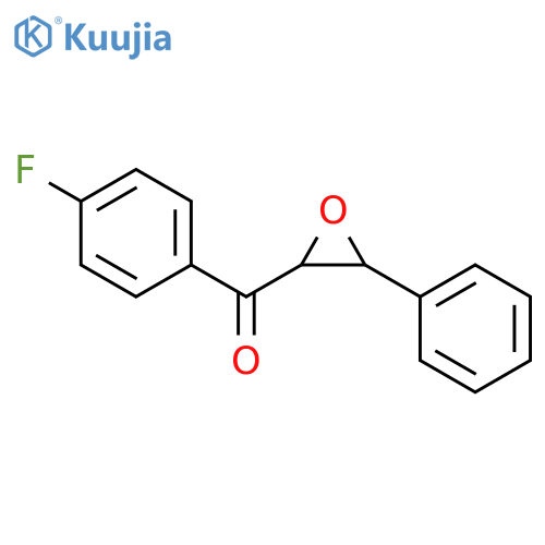 (4-fluorophenyl)[(2R,3S)-3-phenyloxiran-2-yl]methanone structure
