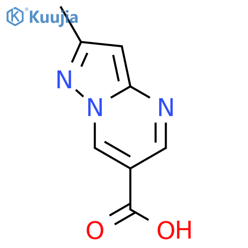 2-Methylpyrazolo[1,5-a]pyrimidine-6-carboxylic acid structure