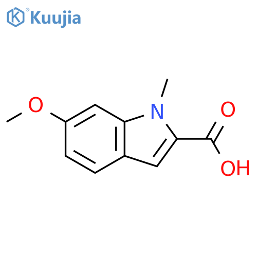 6-Methoxy-1-methyl-1H-indole-2-carboxylic acid structure