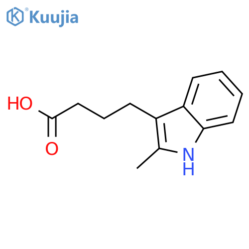 1H-Indole-3-butanoic acid, 2-methyl- structure