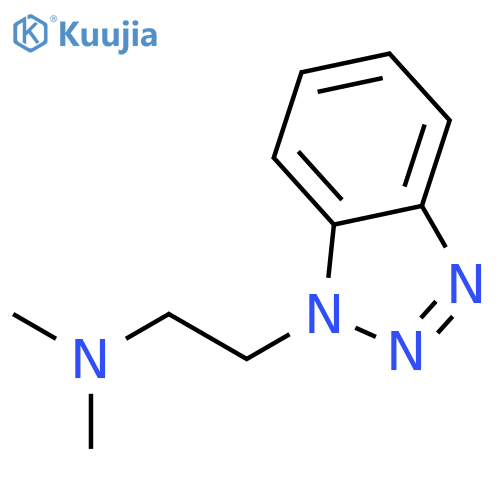 1H-BENZOTRIAZOLE-1-ETHANAMINE, N,N-DIMETHYL- structure