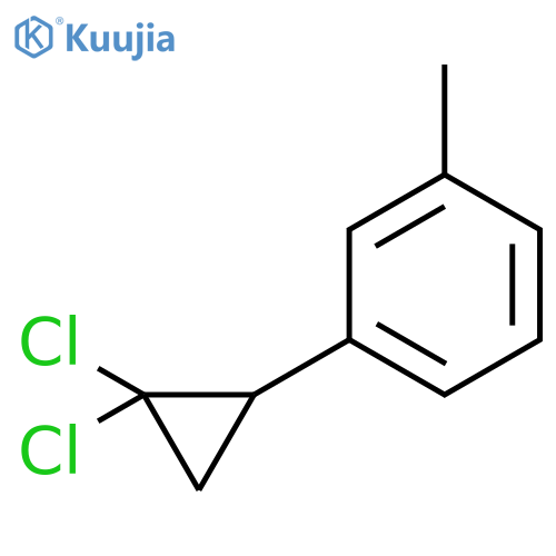 BENZENE, 1-(2,2-DICHLOROCYCLOPROPYL)-3-METHYL- structure