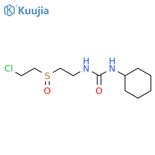 Urea, N-[2-[(2-chloroethyl)sulfinyl]ethyl]-N'-cyclohexyl- structure