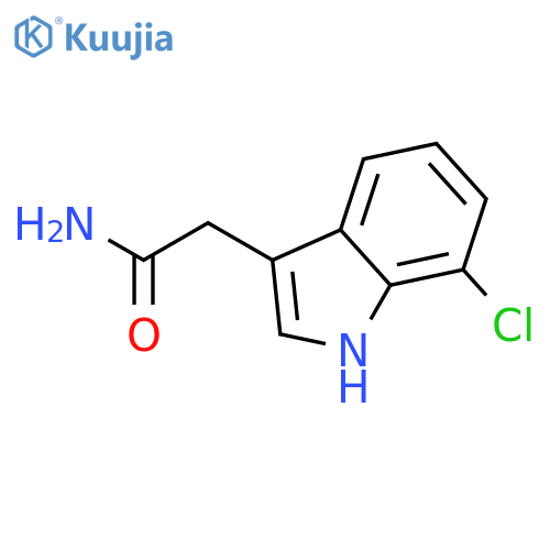 7-chloro-1H-Indole-3-acetamide structure