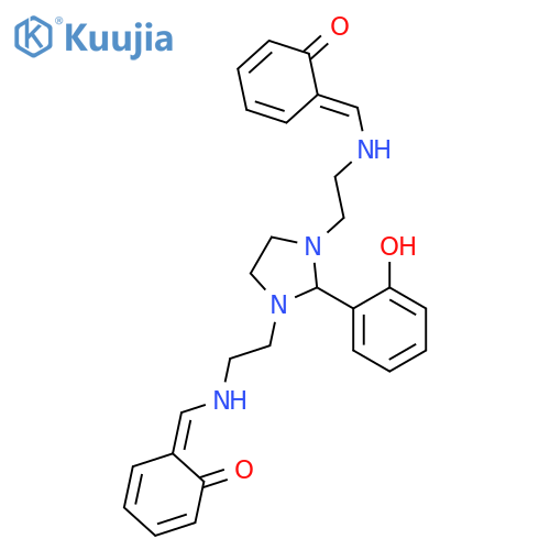 Phenol,2,2'-[[2-(2-hydroxyphenyl)-1,3-imidazolidinediyl]bis(2,1-ethanediylnitrilomethylidyne)]bis- structure