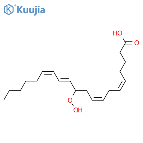 11-Hydroperoxy-5,8,12,14-eicosatetraenoic acid; (5Z,8Z,11RS,12E,14Z)-form structure