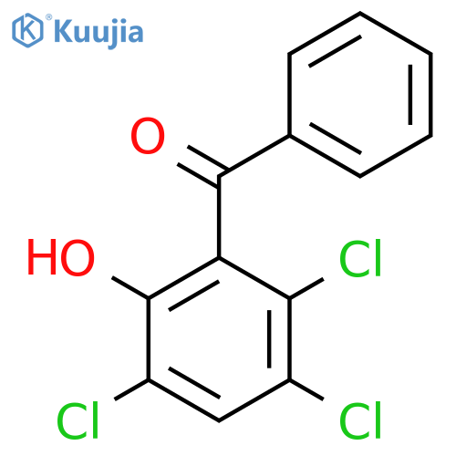 2-benzoyl-3,4,6-trichlorophenol structure