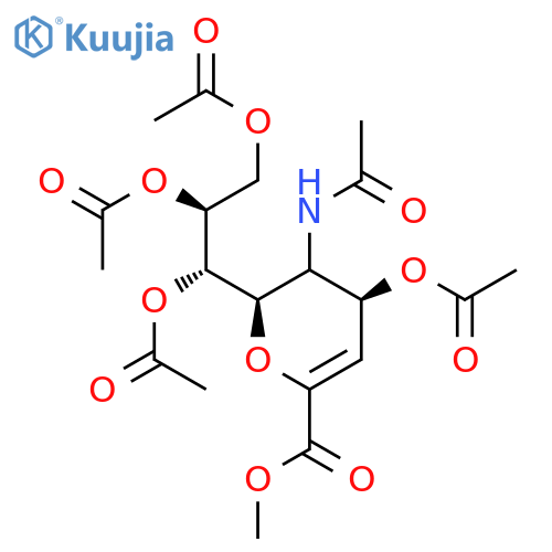 N-Acetyl-4,7,8,9-tetra-O-acetyl-2,3-dehydro-2-deoxyneuraminic Acid, Methyl Ester structure