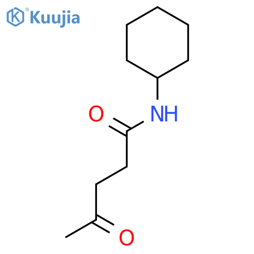 PENTANAMIDE, N-CYCLOHEXYL-4-OXO- structure