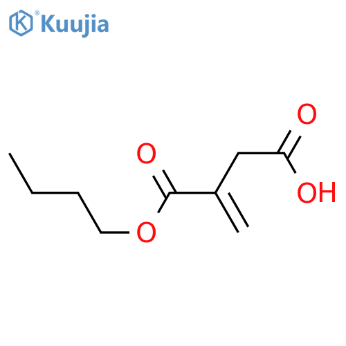 Butanedioic acid, methylene-, 1-butyl ester structure
