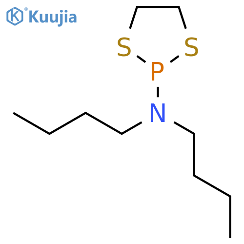 N,N-dibutyl-1,3,2-dithiaphospholan-2-amine structure