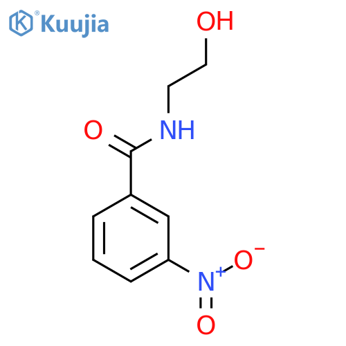 N-(2-Hydroxyethyl)-3-nitrobenzamide structure