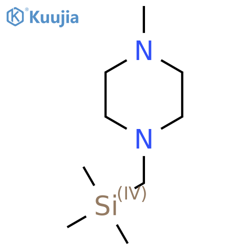 [(4-Methylpiperazino)methyl]trimethylsilane structure