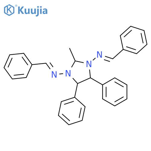 1,3-Imidazolidinediamine,2-methyl-4,5-diphenyl-N,N'-bis(phenylmethylene)-, (2a,4b,5b)- (9CI) structure