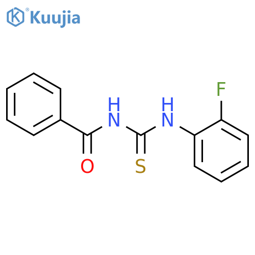 1-Benzoyl-3-(2-fluorophenyl)thiourea structure