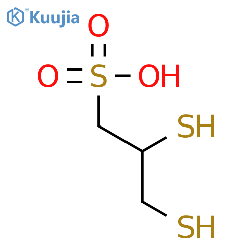 2,3-Dimercaptopropanesulfonic Sodium structure