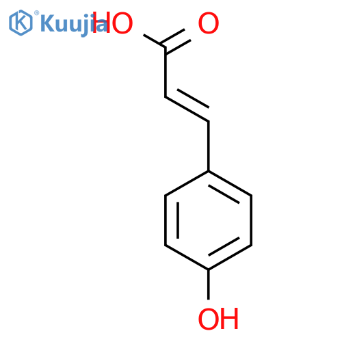 4-Hydroxycinnamic acid structure
