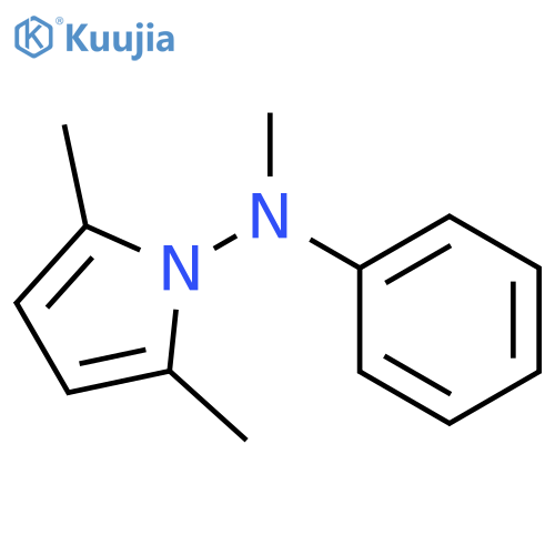 1H-Pyrrol-1-amine,N,2,5-trimethyl-N-phenyl- structure