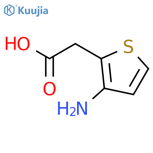 2-Thiopheneacetic acid,3-amino- structure