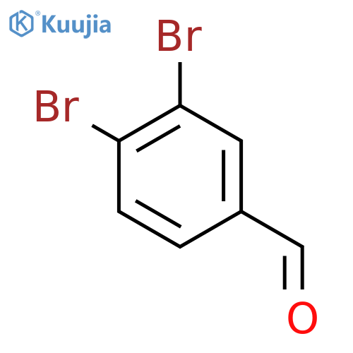 3,4-Dibromobenzaldehyde structure