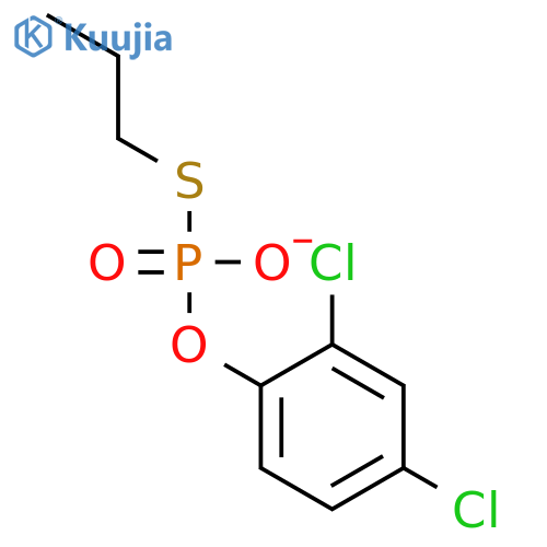 Phosphorothioic acid, O-(2,4-dichlorophenyl) S-propyl ester structure