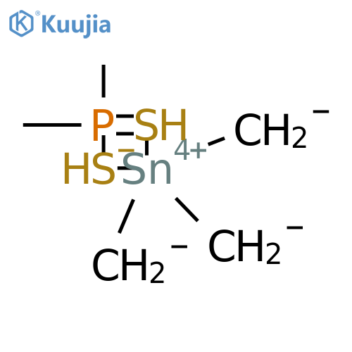 Tin, (dimethylphosphinodithioato-S,S')trimethyl- (9CI) structure