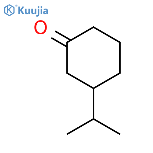 Cyclohexanone, 3-(1-methylethyl)-, (3R)- structure