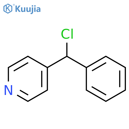 4-(Chloro(phenyl)methyl)pyridine structure