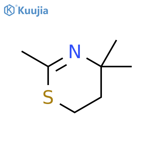 4H-1,3-Thiazine,5,6-dihydro-2,4,4-trimethyl- structure