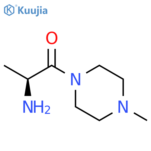 (2S)-2-amino-1-(4-methyl-1-piperazinyl)-1-Propanone structure