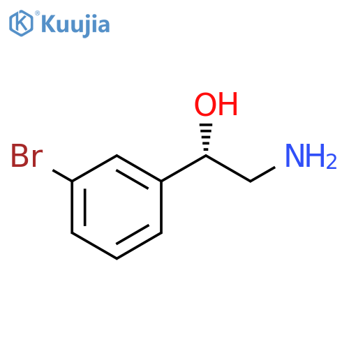 (1S)-2-amino-1-(3-bromophenyl)ethan-1-ol structure