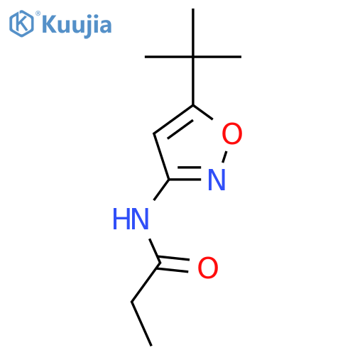 N-(5-tert-Butylisoxazol-3-yl)propanamide structure