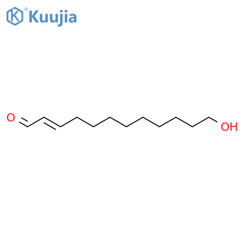 2-Dodecenal, 12-hydroxy-, (E)- structure