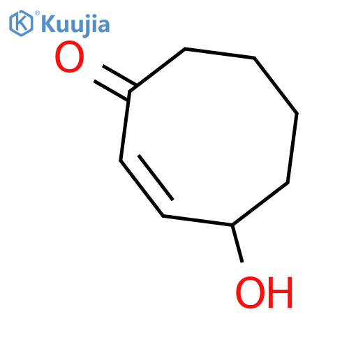 2-Cycloocten-1-one, 4-hydroxy- structure