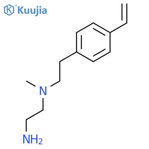 1,2-ETHANEDIAMINE, N-[2-(4-ETHENYLPHENYL)ETHYL]-N-METHYL- structure