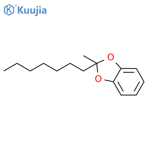 1,3-BENZODIOXOLE, 2-HEPTYL-2-METHYL- structure