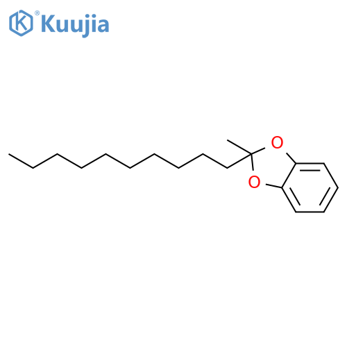 1,3-Benzodioxole, 2-decyl-2-methyl- structure