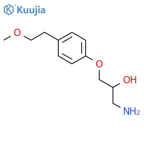 N-Desisopropyl Metoprolol structure