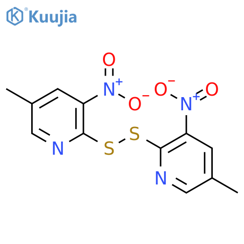3-Picoline,6,6'-dithiobis[5-nitro- (8CI) structure