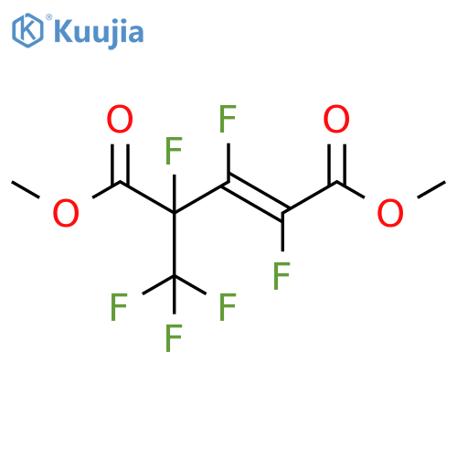 2-Pentenedioic acid, 2,3,4-trifluoro-4-(trifluoromethyl)-, dimethyl ester,(E)- structure