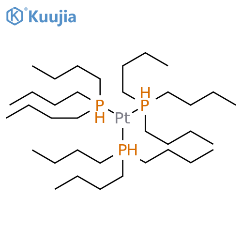 Platinum, tris(tributylphosphine)- structure