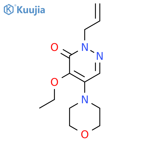 4-ethoxy-5-morpholin-4-yl-2-prop-2-en-1-ylpyridazin-3(2H)-one structure
