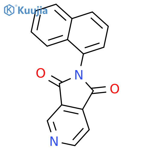2-naphthalen-1-yl-1H-pyrrolo[3,4-c]pyridine-1,3(2H)-dione structure