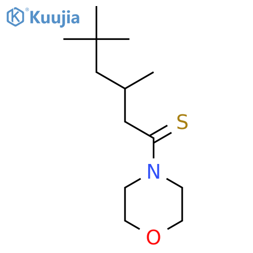 Morpholine, 4-(3,5,5-trimethyl-1-thioxohexyl)- (9ci) structure