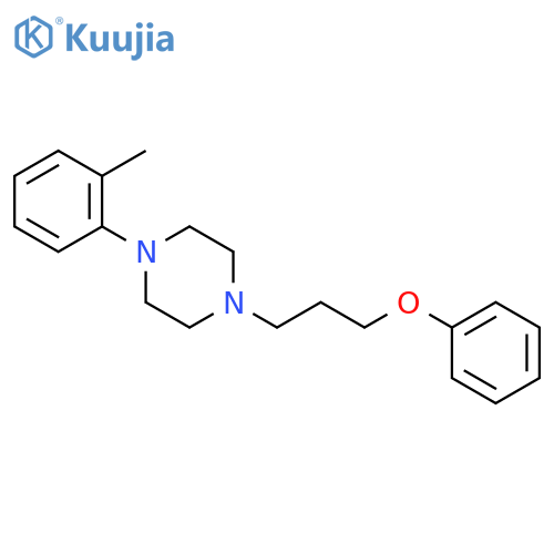 1-(2-methylphenyl)-4-(3-phenoxypropyl)piperazine structure