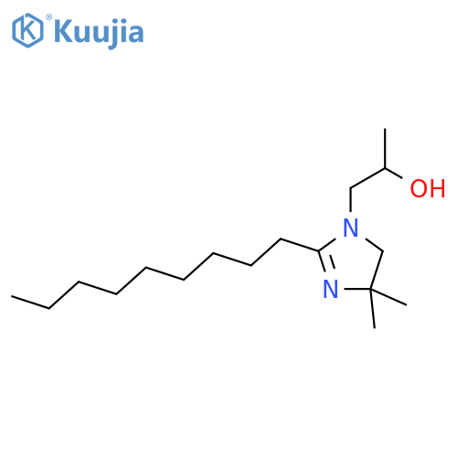 1-(4,4-dimethyl-2-nonyl-4,5-dihydro-1H-imidazol-1-yl)propan-2-ol structure