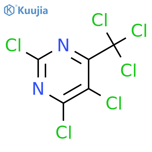 2,4,5-trichloro-6-(trichloromethyl)pyrimidine structure