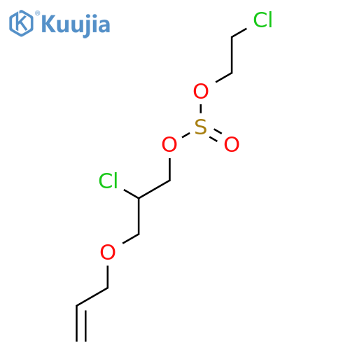2-chloroethyl 2-chloro-3-(prop-2-en-1-yloxy)propyl sulfite structure